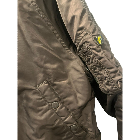 Alpha Industries Hooded Heavyweight Extreme Cold Weather Jacket Size Small Men's - Picture 3 of 11